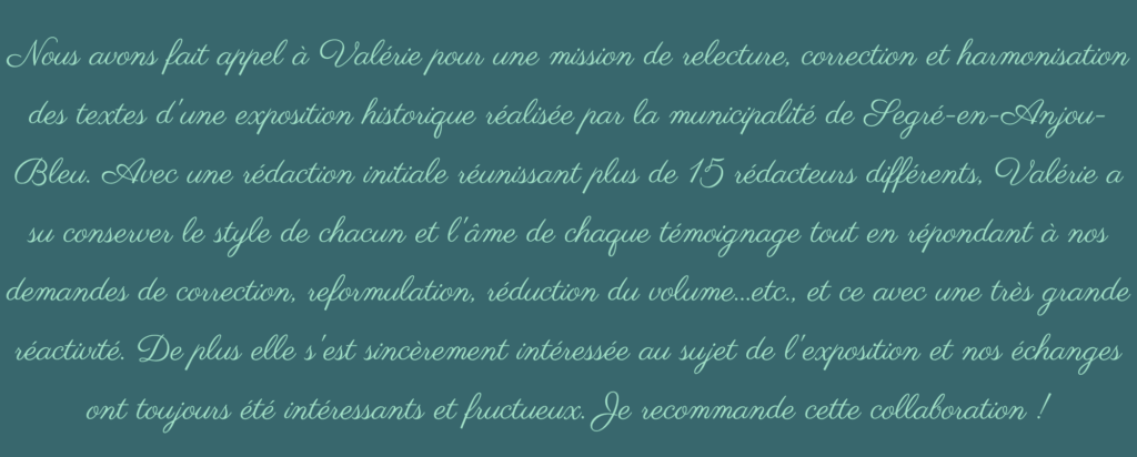 Correction des écrits