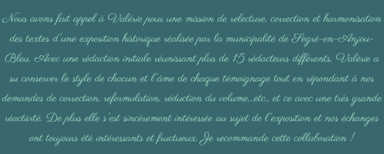 Correction des écrits